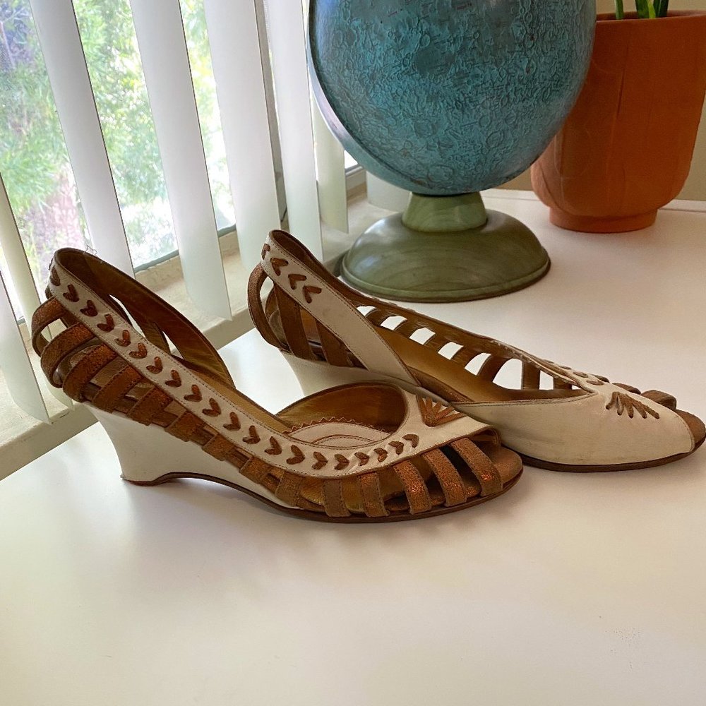 Vintage Maison Mayle Wedge size 8.5